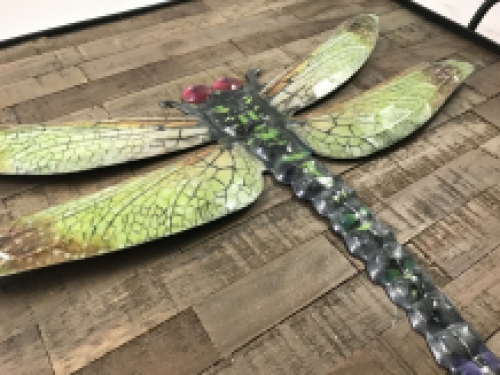 Libellen-Set - Metall - Wanddekoration
