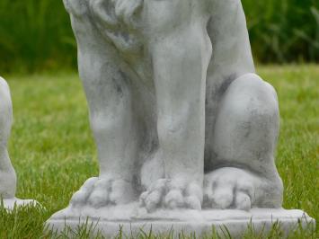 Set Sitting Lions - 53 cm - Stone