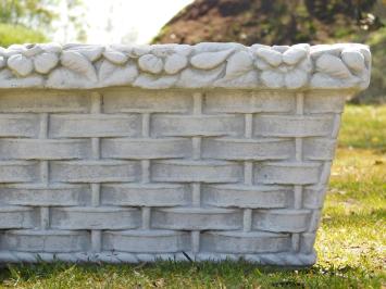 Elegante Blumenkiste aus Stein – 70 cm – Stein