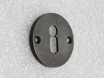 Runde Schlossrosette – BB – Verzinktes Gusseisen – Grau