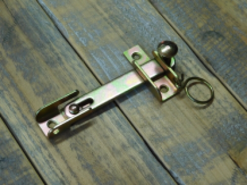 Locking bolt - suspension hook for gates - zinc-plated iron