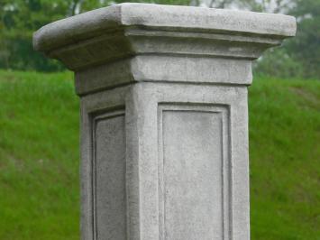 Pedestal - column with clean modern lines - full stone