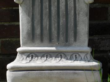 Pedestal with Drapery - 75 cm - Stone