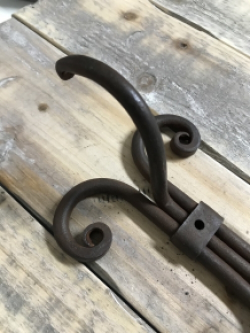 Coat stand spider - wrought iron - dark brown