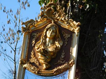 Vintage Mirror in Louis XVI style - 175 cm - Gold-coloured