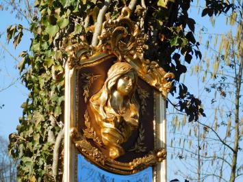 Vintage Mirror in Louis XVI style - 175 cm - Gold-coloured