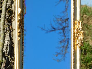 Vintage Mirror in Louis XVI style - 175 cm - Gold-coloured