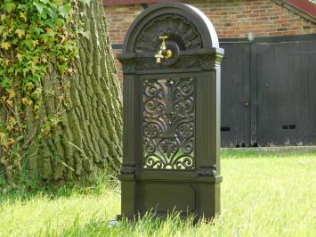Stehbrunnen - 85 cm - Alu - Rustikales Braun