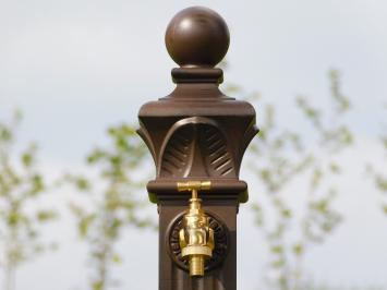 Pedestal water tap - Brown - Alu - Brass Tap