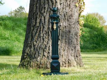 Staande Waterkraan - Groen - Alu - Messing Kraan