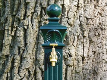 Staande Waterkraan - Groen - Alu - Messing Kraan