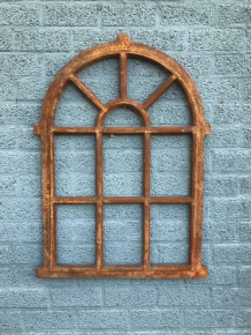 Cast-iron stable window, substantial and heavy westphalian design