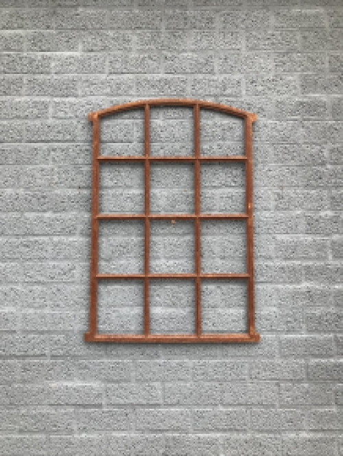 Barn stable window 12 window fields, ideal cast iron window for garden wall, 94.5 x 66.5 cm