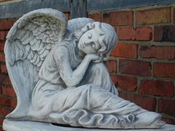 Statue Sleeping Angel - 54 cm - Stone