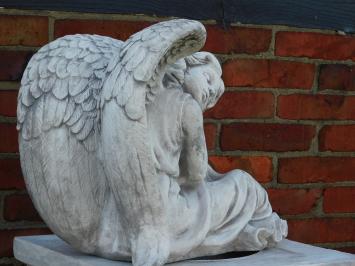 Beeld Slapende Engel - 54 cm - Steen
