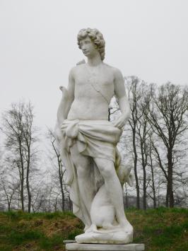 Garden statue Saint Hubert - 145 cm - Stone