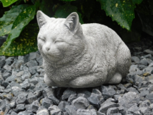 Skulptur einer Katze – 20 cm – Stein