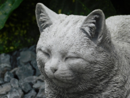 Skulptur einer Katze – 20 cm – Stein