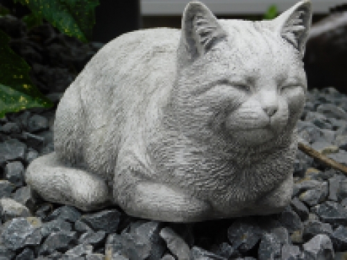 Skulptur einer Katze – 20 cm – Stein