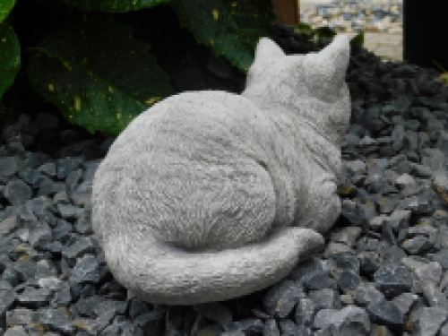 Skulptur einer Katze – 20 cm – Stein