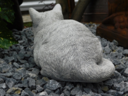 Skulptur einer Katze – 20 cm – Stein