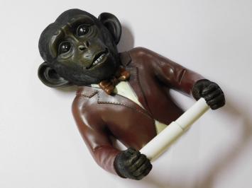 Toilet roll holder Monkey - 30 cm - Polystone