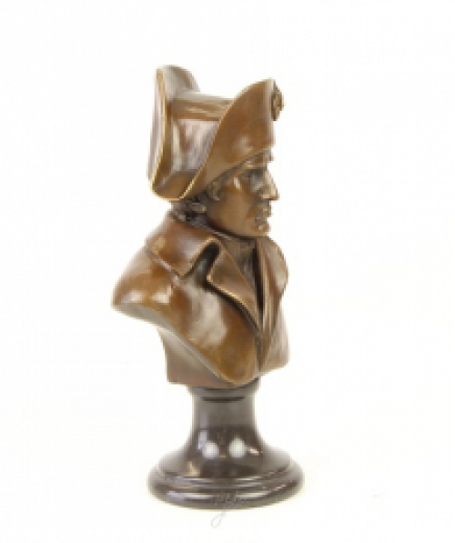 Een bronzen/sculptuur van Napoleon, buste