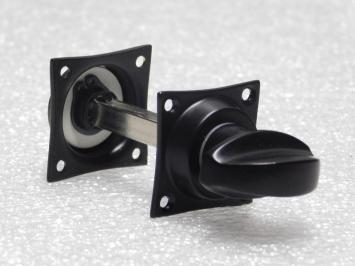 Toilet Lock – Vrij / Bezet – 37 x 37 mm – Matte Black