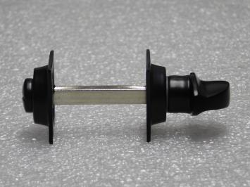 Toilet Lock – Vrij / Bezet – 37 x 37 mm – Matte Black