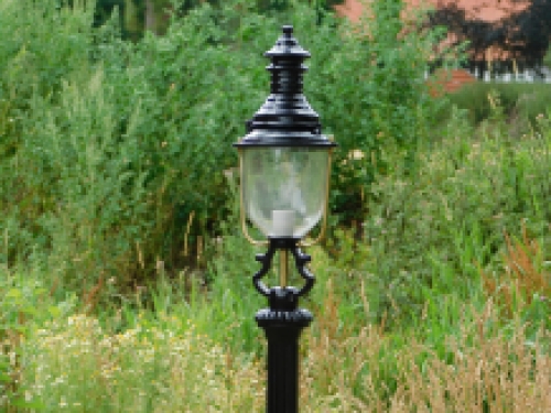 Gartenlaterne Colmar - schwarz - alu - 190cm