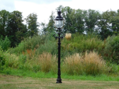 Garden lantern Genoa - black - alu - 215cm