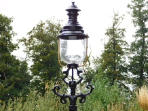 Garden lantern Genoa - black - alu - 215cm