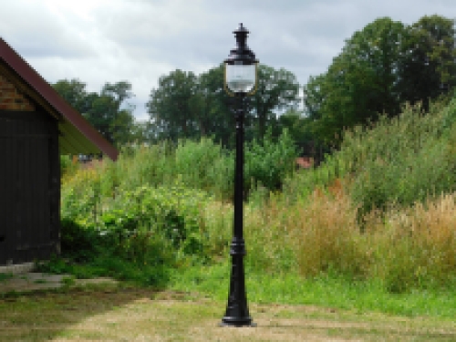 Garden lantern Marseille - black - alu - 255cm