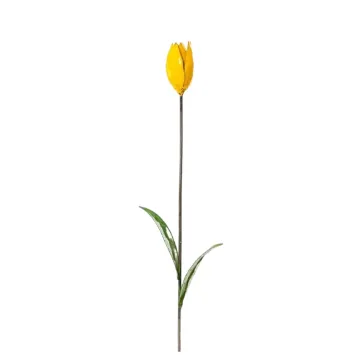 Garden Stick Yellow Tulip - Metal - Garden decoration