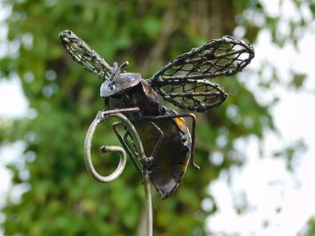 Garden stake Bee - 90 cm - Metal - Handmade