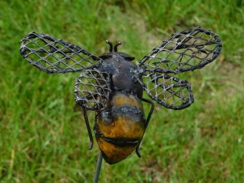 Garden stake Bee - 90 cm - Metal - Handmade