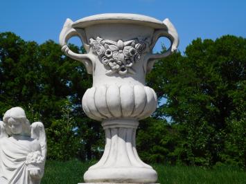 Beeindruckende Gartenvase mit Ohren - Blumentopf - Stein - Gartendekoration