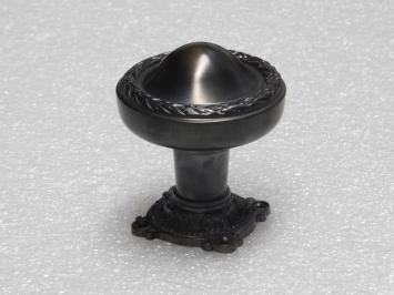 Fester Türknauf mit eleganter Rosette – dunkel patiniertes Messing