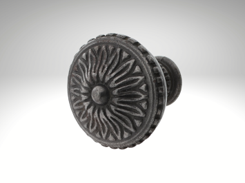 Vaste Deurknop Milano - Gietijzer Verzinkt