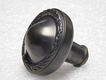 Fixed Door Knob Set with Rosettes – PC – Dark Patinated Brass