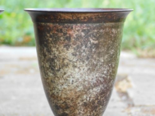 Exclusive set of 2 vases - metal