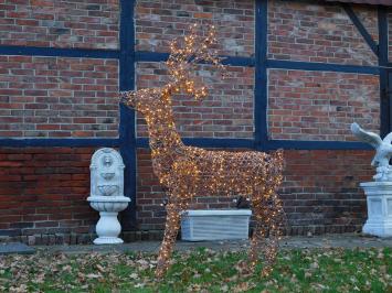 Beleuchteter Hirsch XL – 175 x 110 cm – Weihnachtsbeleuchtung