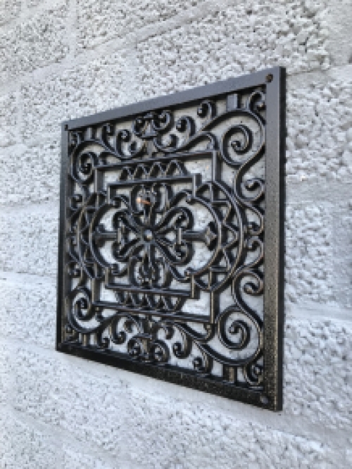 Square Grid - Cast iron - Black - Air grill