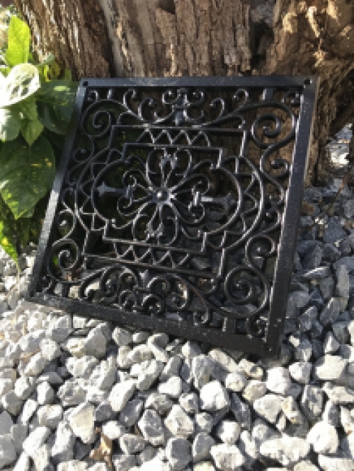 Square Grid - Cast iron - Black - Air grill