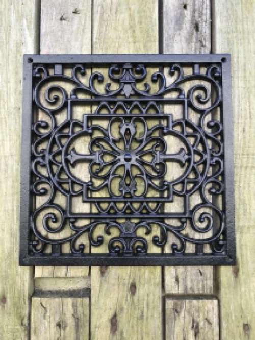 Square Grid - Cast iron - Black - Air grill