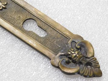 Vintage Türschild Engel - PC 92 - Antikes Messing