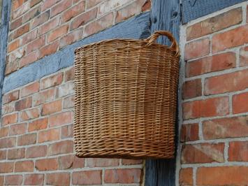 Vintage Rieten Mand - Wanddecoratie - Rotan