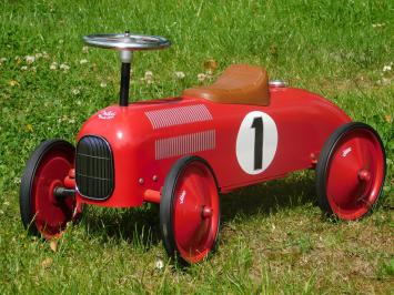 Oldtimer – Rot – 76 x 40 cm – Metall