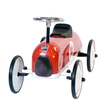 Vintage Auto - Rood #14 - 75 x 40 cm - Metaal