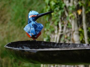 Bird Feeder as Garden Stake - Metal - Handmade